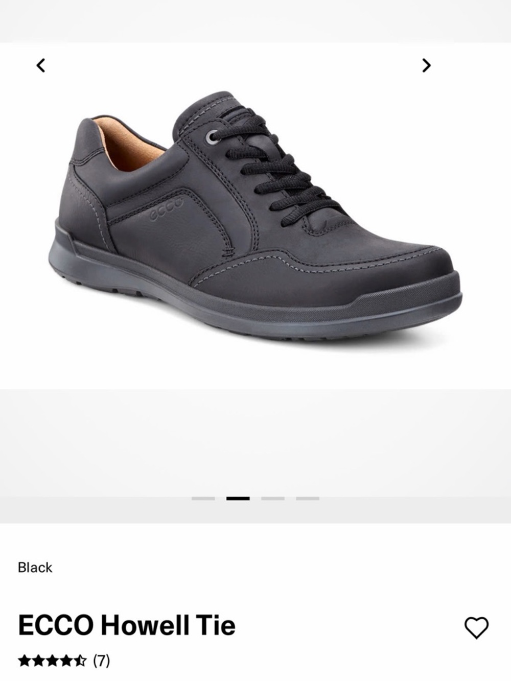 Ecco Howell lace up sneaker Oxford sz43